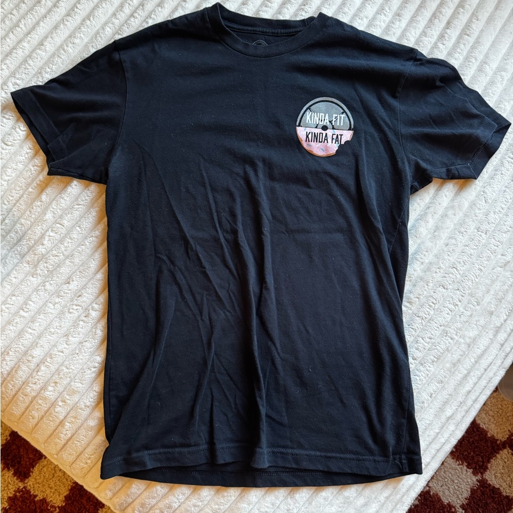 Kinda Fit Kinda Fat Black T-Shirt